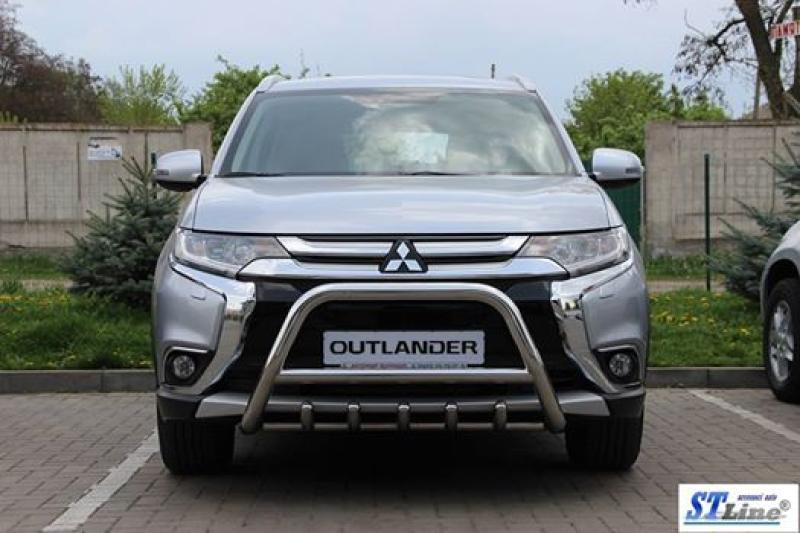 Купить Кенгурятник WT003 (нерж.) для Mitsubishi Outlander 2012-2021 гг