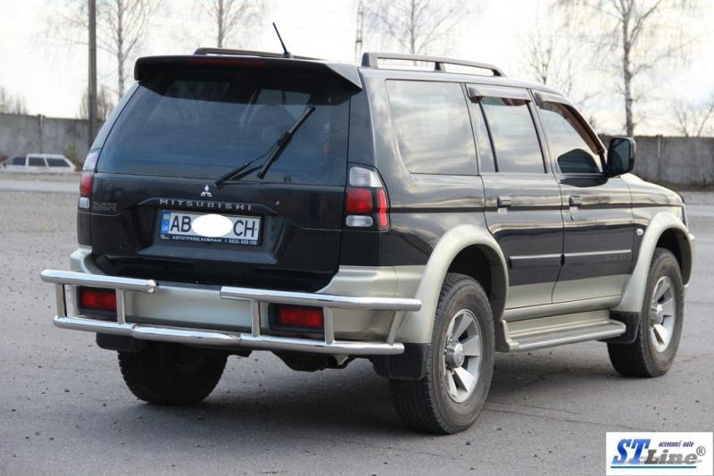 Купить Задняя защита AK-Special (нерж) для Mitsubishi Pajero Sport 1996-2007 гг