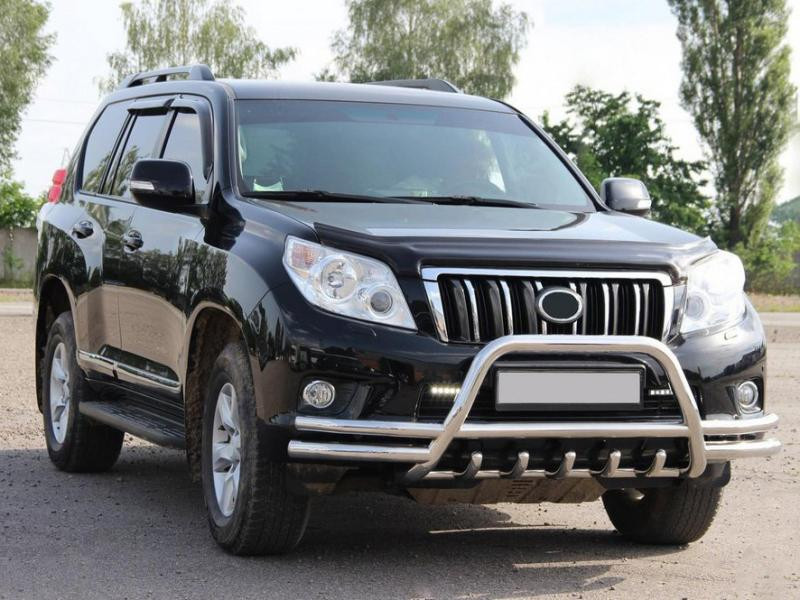 Купить Кенгурятник WT003-2-Plus (нерж) для Toyota Land Cruiser Prado 150