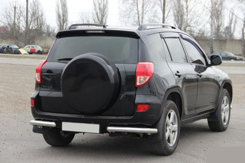 Купить Задние уголки AK003 (2 шт, нерж) для Toyota Rav 4 2006-2013 гг