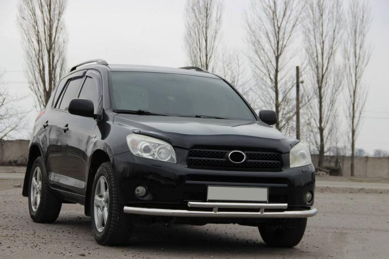 Купить Передняя защита ST014-1 (нерж) 51/42 мм для Toyota Rav 4 2006-2013 гг
