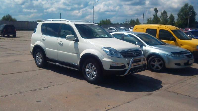 Купить Кенгурятник WT004 (нерж) для SsangYong Rexton I 2001-2017 гг