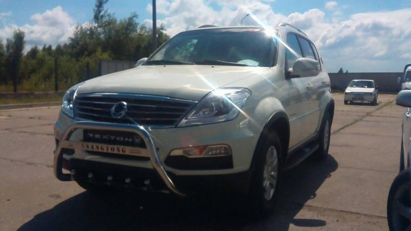 Купить Кенгурятник WT004 (нерж) для SsangYong Rexton I 2001-2017 гг