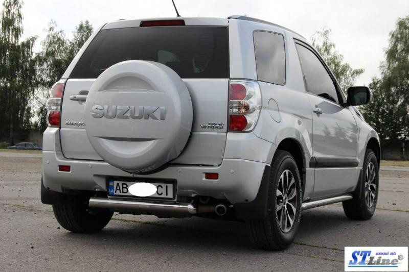 Купить Задняя защита AK002 (нерж) для Suzuki Grand Vitara 2005-2017 гг