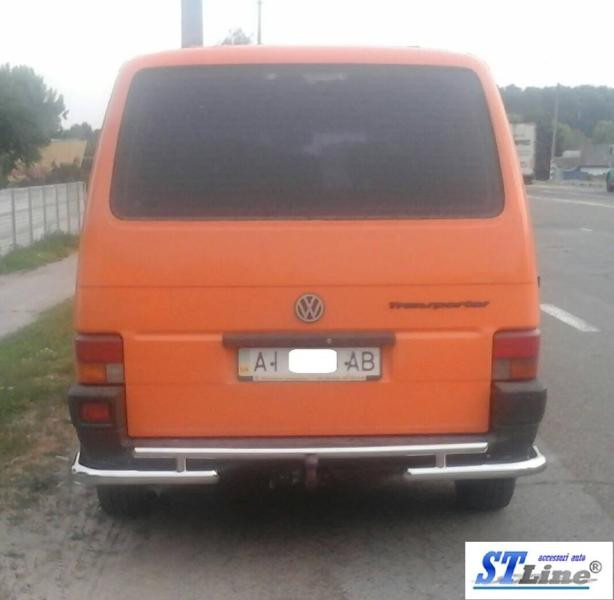 Купить Задняя дуга AK003-2 (нерж) для Volkswagen T4 Caravelle/Multivan