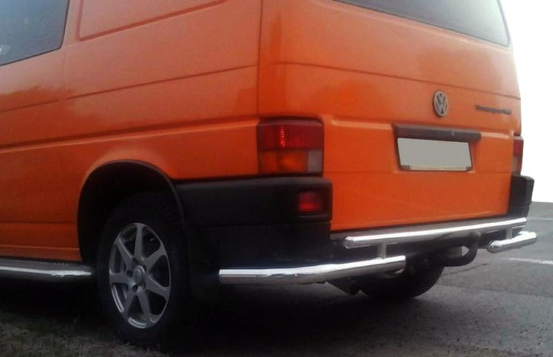 Купить Задняя дуга AK003-2 (нерж) для Volkswagen T4 Caravelle/Multivan