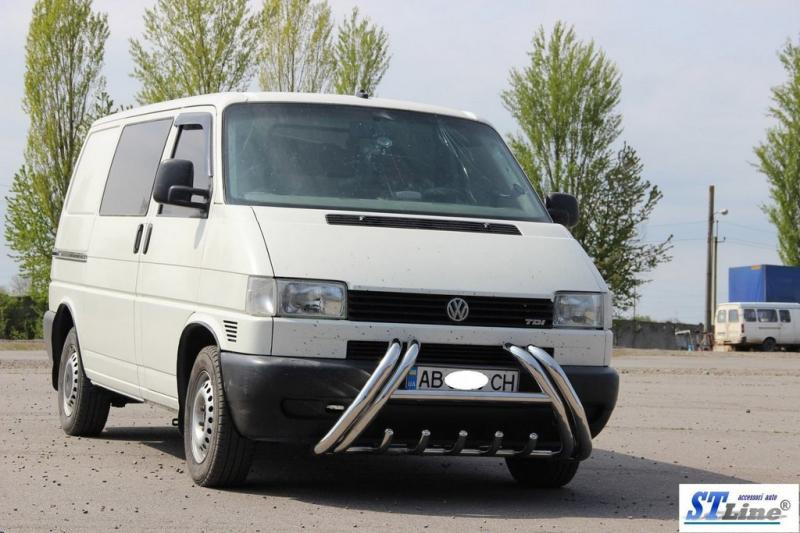 Купить Кенгурятник WT01 (нерж) для Volkswagen T4 Caravelle/Multivan