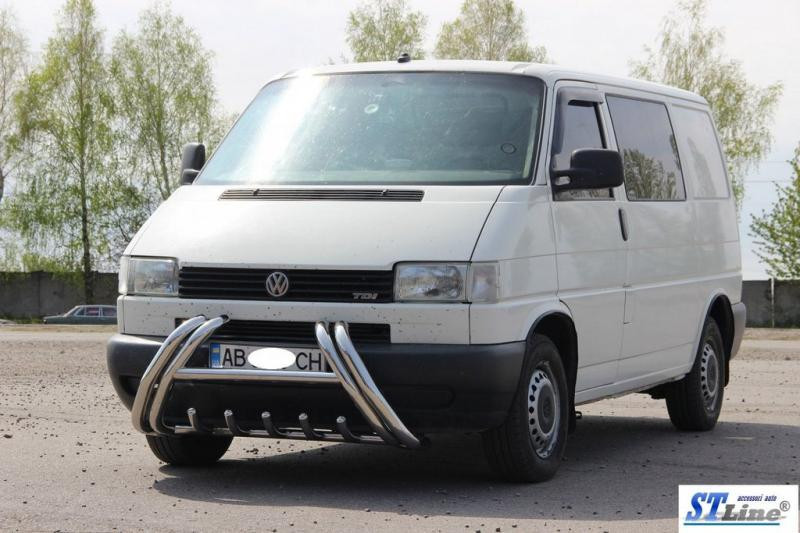 Купить Кенгурятник WT01 (нерж) для Volkswagen T4 Caravelle/Multivan