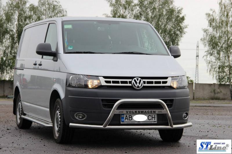 Купить Кенгурятник WT007ST (нерж) для Volkswagen T5 2010-2015 гг