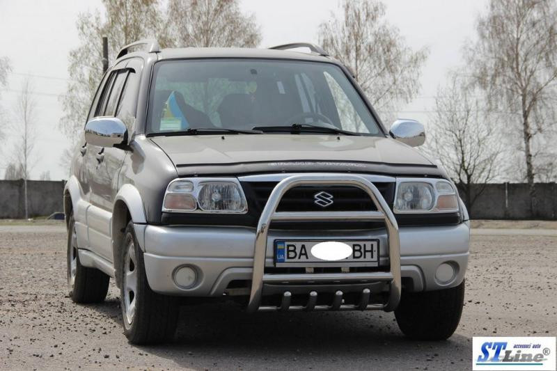 Купить Кенгурятник QT007 (нерж) для Suzuki Vitara 1998-2006 гг