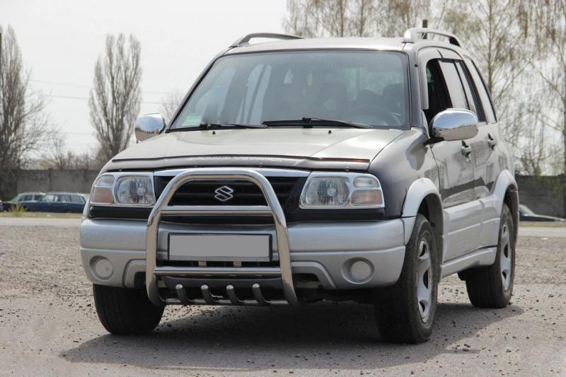 Купить Кенгурятник QT007 (нерж) для Suzuki Vitara 1998-2006 гг