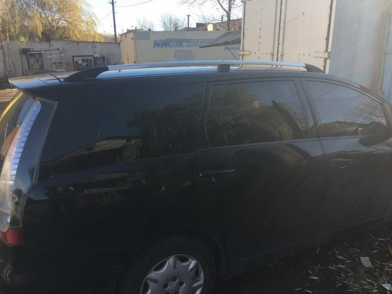 Купити Рейлінги Хром (2 шт., алюм) для Mitsubishi Grandis 2003-2011 рр