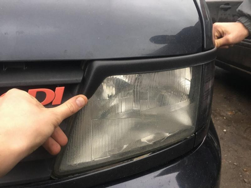 Купить Реснички (черные) Черный мат для Mercedes Vito W638 1996-2003 гг