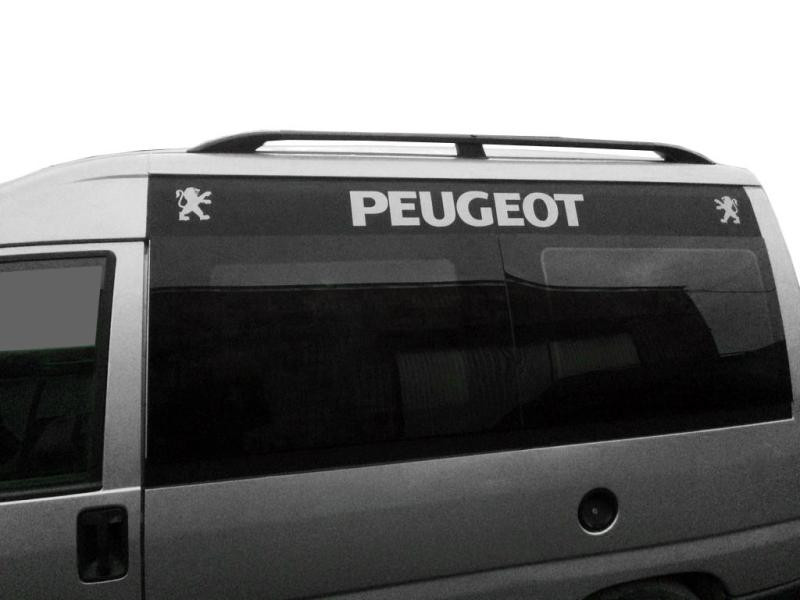 Купити Рейлінги чорні Довга база, з пластиковими ногами для Peugeot Expert 1995-2007 рр