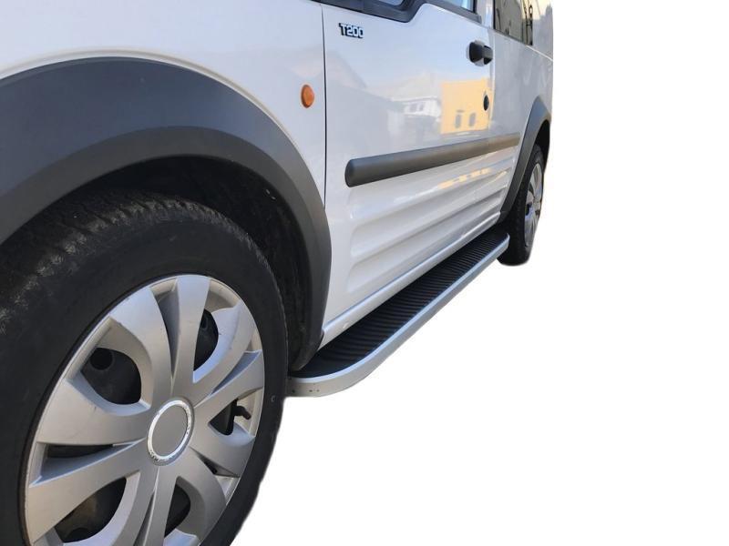 Купити Бокові пороги Tayga (2 шт., Алюміній) Стандартна база для Ford Connect 2010-2013 рр