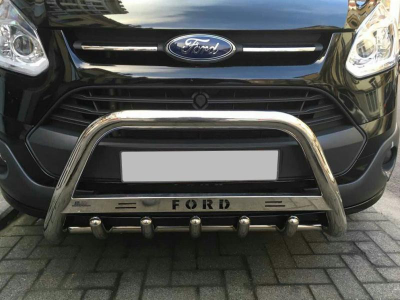 Купить Кенгурятник WT004 (нерж.) 60 мм для Ford Custom 2013-2022 гг