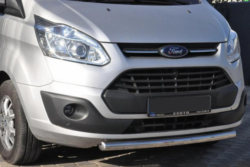 Купить Передняя защита ST008 (нерж.) 60 мм для Ford Custom 2013-2022 гг