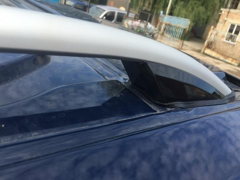 Купити Рейлінги Skyport (2 шт, сірий мат) Довга база для Ford Custom 2013-2022 рр