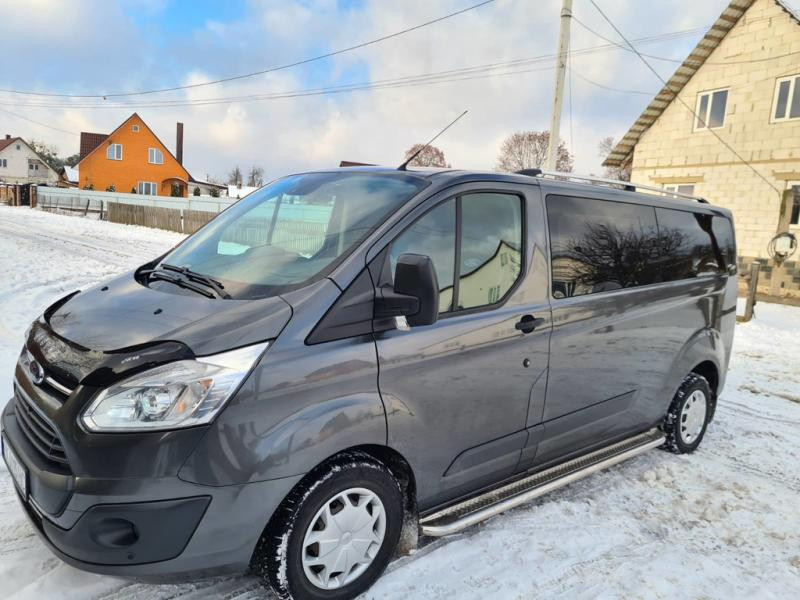 Купити Рейлінги Хром Довга, металева ніжка для Ford Custom 2013-2022 рр