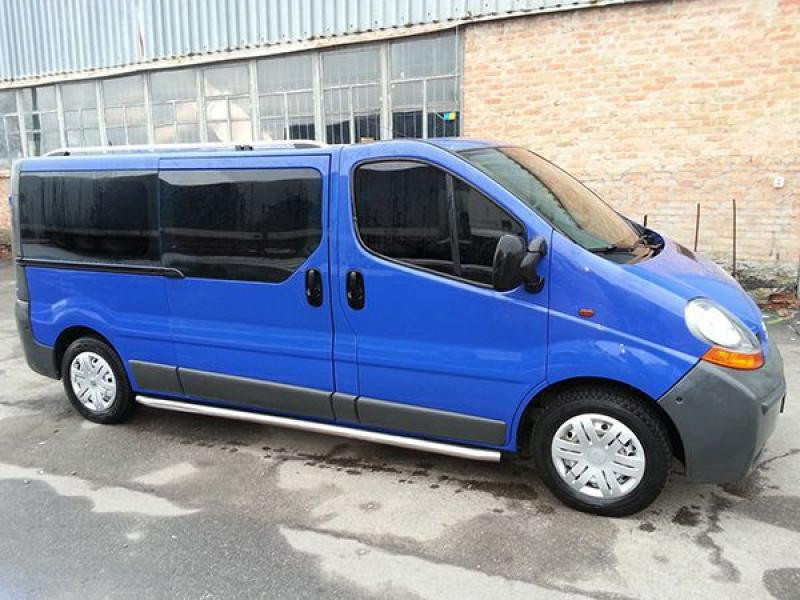 Купити Рейлінги Skyport (сірі) Довга база для Renault Trafic 2001-2015 рр
