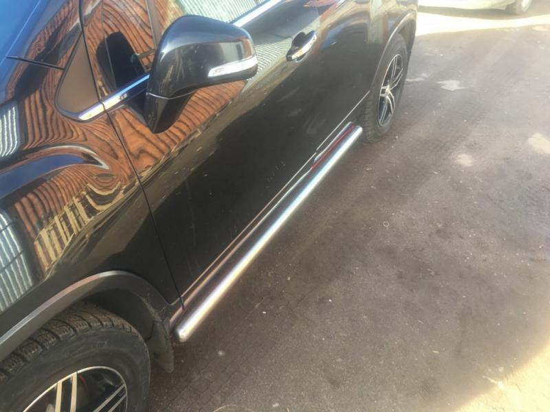 Купить Боковые трубы BB001 (2 шт, нерж) 60 мм для Opel Mokka 2012-2021 гг