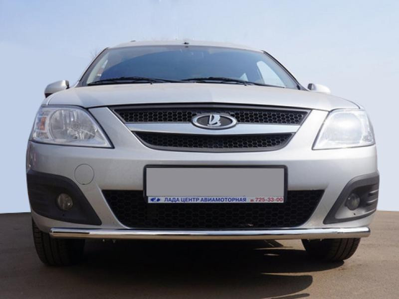 Купить Передняя нижняя труба ST008 (нерж.) 60 мм для Renault Logan MCV 2005-2013 гг