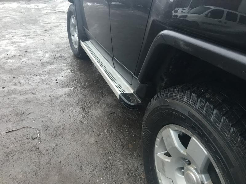 Купити Бокові пороги Maya V2 (2 шт., алюміній) для Toyota FJ Cruiser