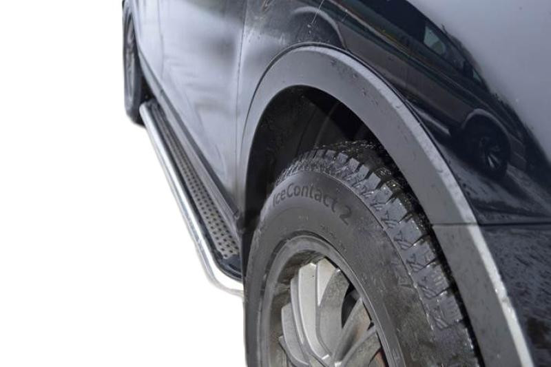 Купити Бокові пороги Maydos V2 (2 шт., нерж) для Mazda CX-5 2012-2017рр