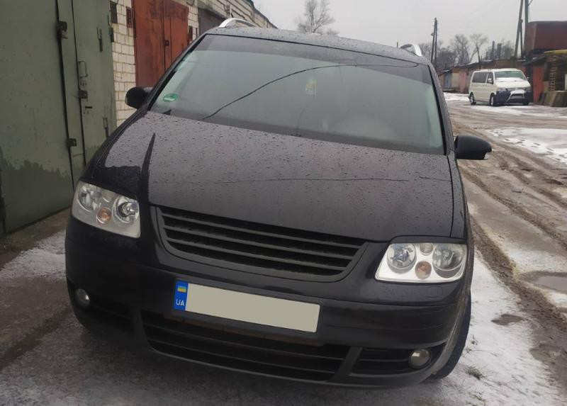 Купить Реснички (2 шт, ABS) Черный глянец для Volkswagen Caddy 2004-2010 гг