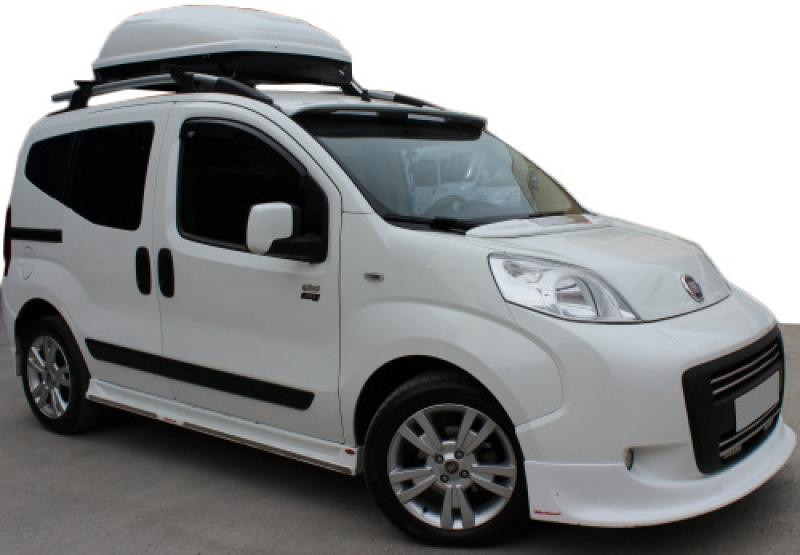 Купить Накладка на передний бампер V2 (под покраску) для Peugeot Bipper