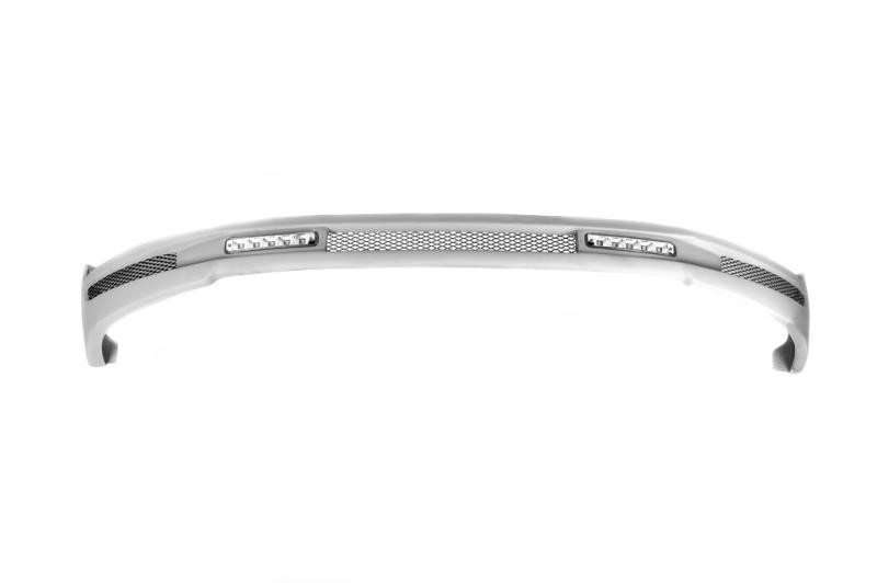 Купити Накладка на передній бампер Sport 2-LED 2015-2018 (під фарбування) для Volkswagen T6