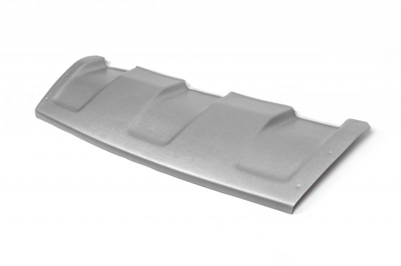 Купити Накладка на передній бампер (ABS, сіра) для Renault Duster 2008-2017 рр