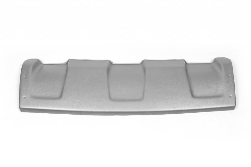 Купити Накладка на передній бампер (ABS, сіра) для Renault Duster 2008-2017 рр