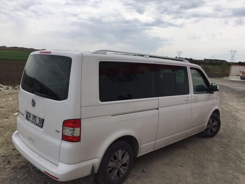 Купить Рейлинги Skyport (белые) Короткая база для Volkswagen T6