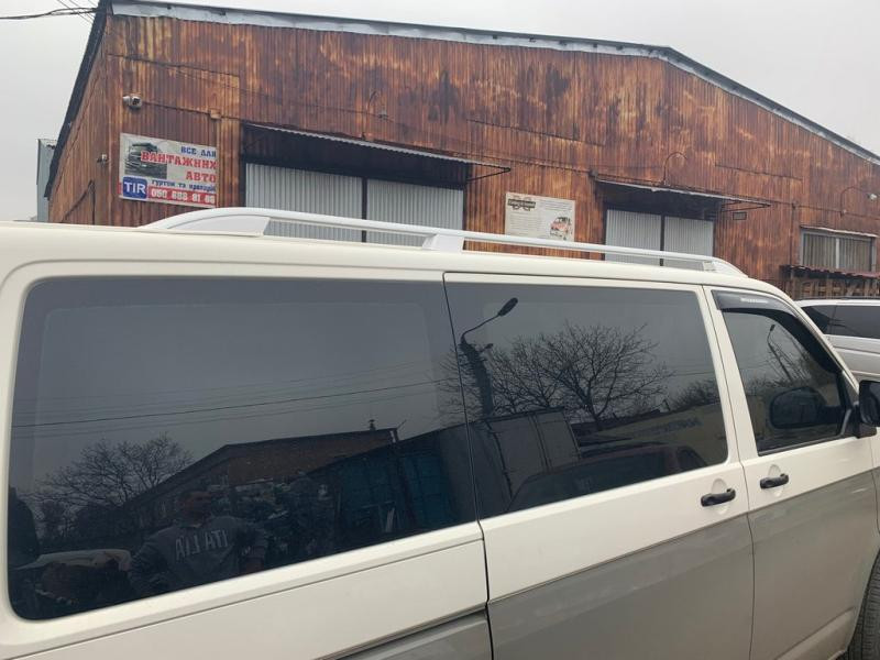 Купить Рейлинги Skyport (белые) Короткая база для Volkswagen T6