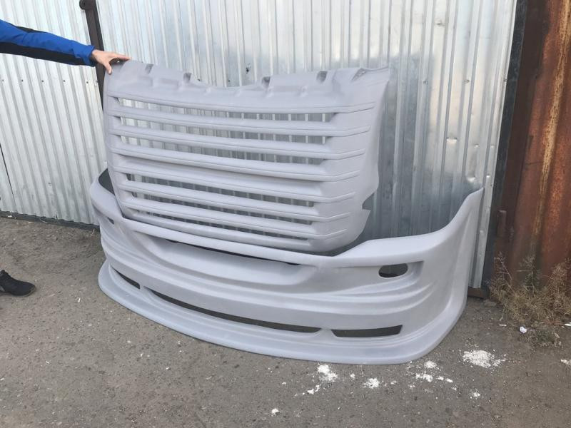 Купить Передний бампер 2012-2025 (USA-style, под покраску) для Volkswagen Crafter