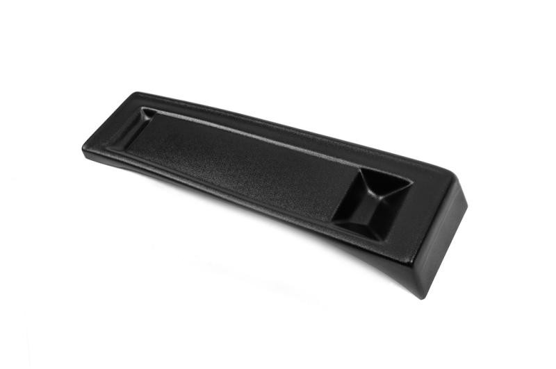 Купить Подставка под номер на край бампера (пластик) Черный мат