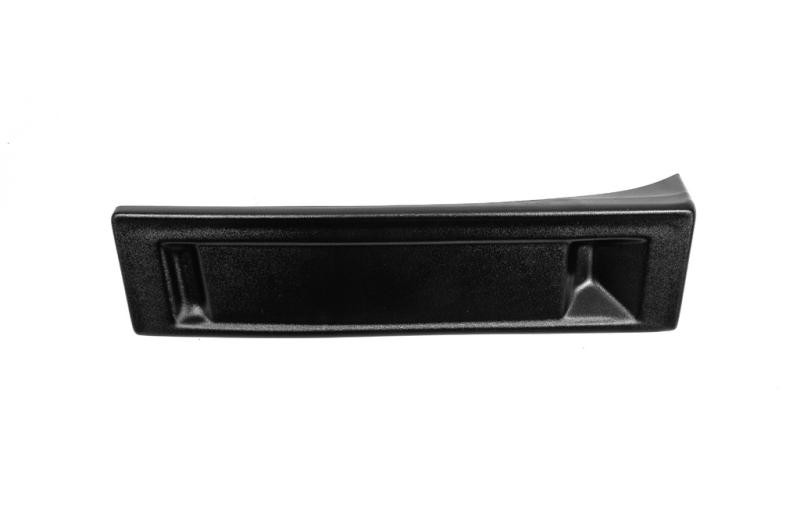 Купить Подставка под номер на край бампера (пластик) Черный мат