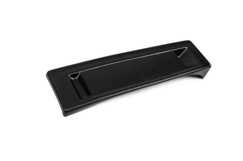 Купить Подставка под номер на край бампера (пластик) Черный мат