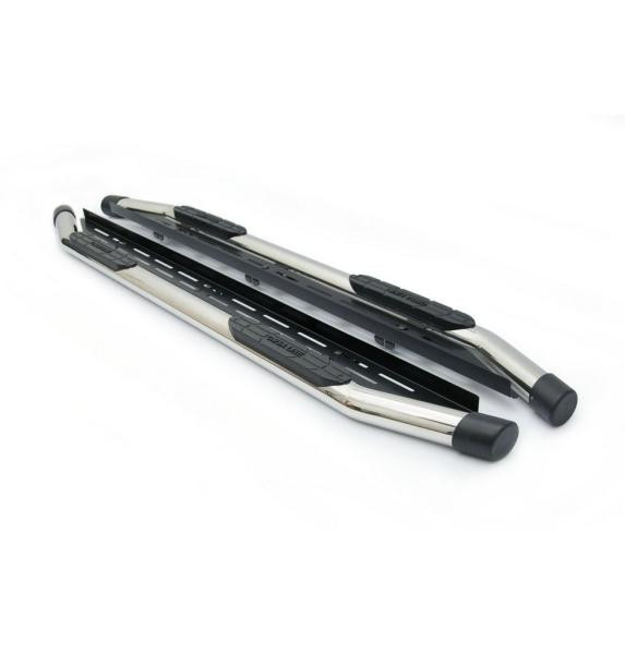 Купить Боковые пороги Amazon Inox (2 шт., нержавейка) 70мм для Mercedes X class