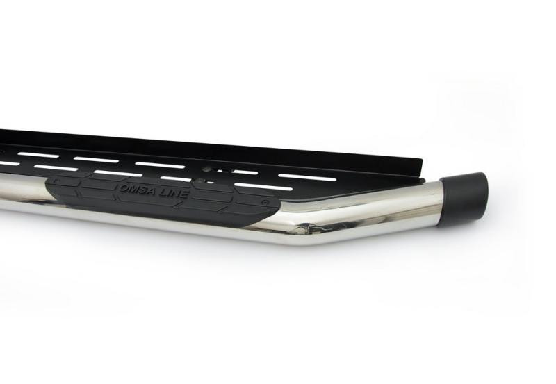 Купити Бокові пороги Amazon Inox (2 шт., нержавійка) 76мм для Mercedes X class