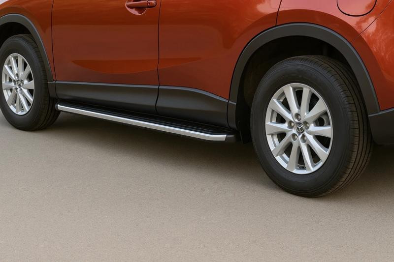 Купити Бокові пороги оригінал V1 (2 шт) для Mazda CX-5 2012-2017рр