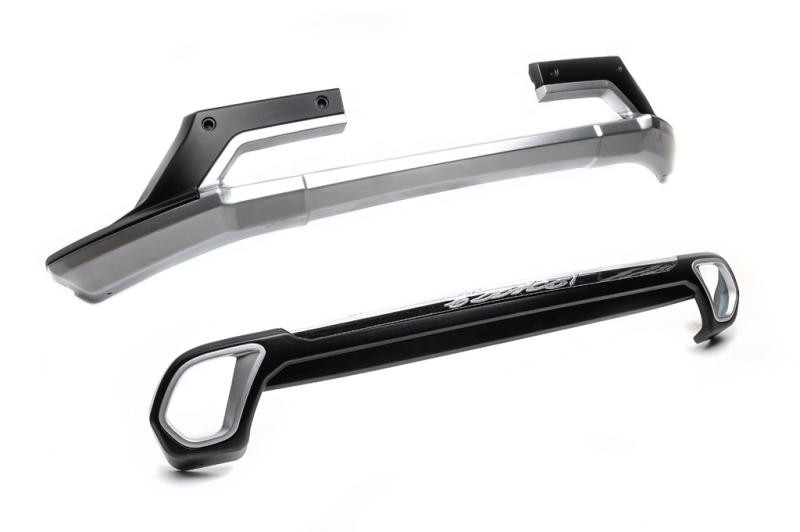 Купити Передня і задня накладки (2 шт., 2015-2018) для Mitsubishi Outlander рр