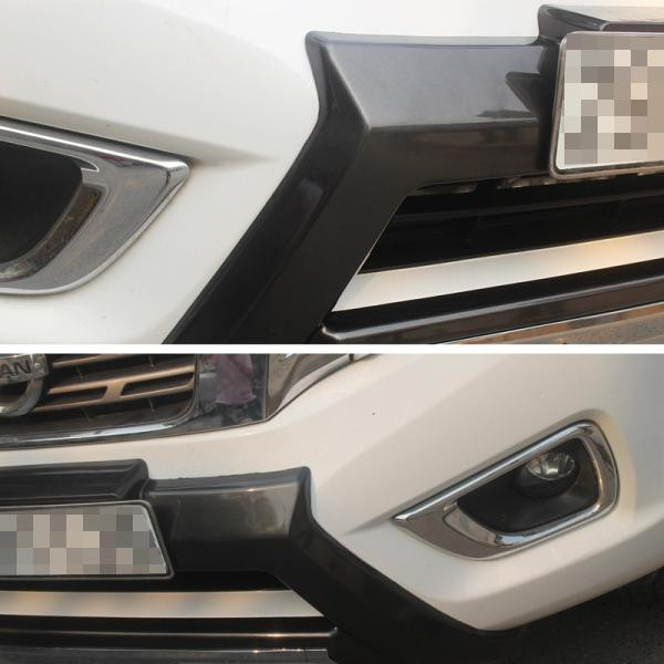 Купити Дифузор на передній бампер (пластик) для Nissan Navara/NP300 2016- рр