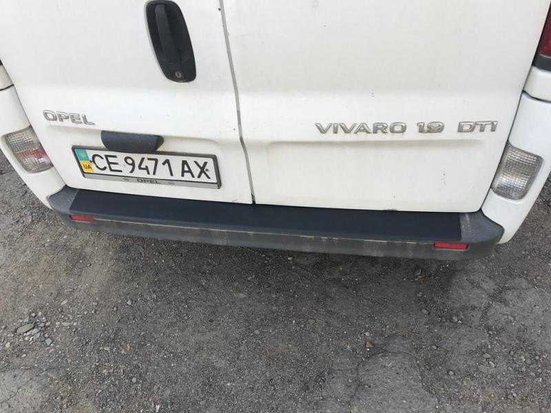 Купить Накладка на задний бампер DDU (ABS) для Renault Trafic 2001-2015 гг