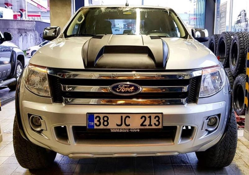 Купити Накладка на капот V1 (ABS) для Ford Ranger 2011-2022 рр