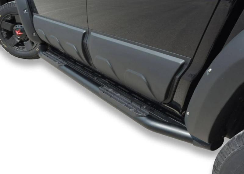 Купити Бокові пороги Amazon Black (2 шт., чорні) для Volkswagen Amarok 2022- рр