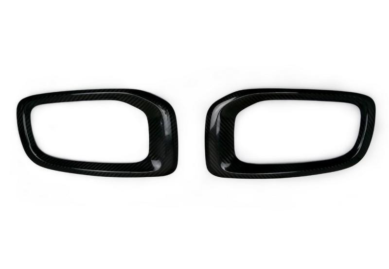 Купить Обводка на туманки (2 шт, карбон) для Jeep Renegade