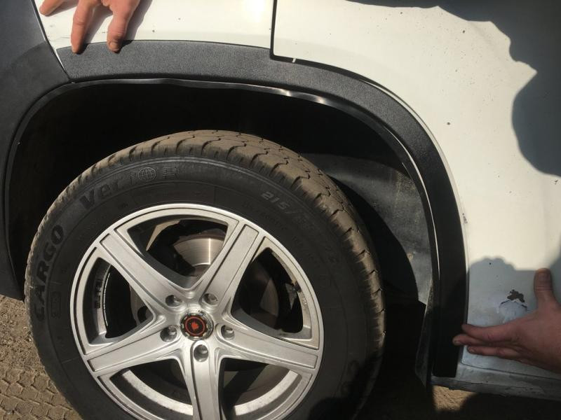 Купити Накладки на арки (4 шт, чорні) металеві для Fiat Ducato 2006-2025 рр