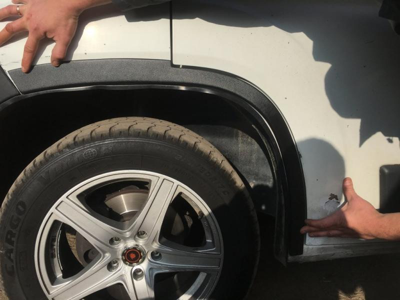 Купити Накладки на арки (4 шт, чорні) металеві для Fiat Ducato 2006-2025 рр